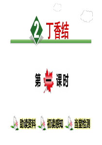 （暑假预习也可用）部编版六年级上册语文第二课《丁香结》