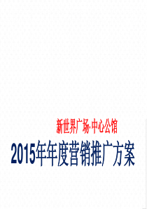 合肥新世界广场XXXX年度计划