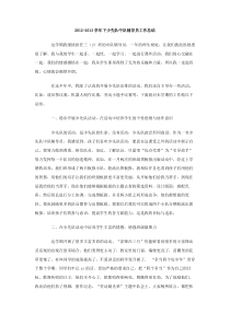 20122013学年下少先队中队辅导员工作总结