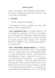 安监办安全工作总结