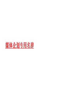 媒体企划专用名辞（PPT31）(2)