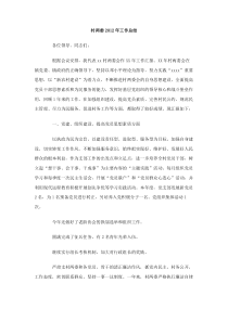 村两委2012年工作总结