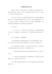 大学收藏协会学期工作计划