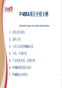 MBA讲解