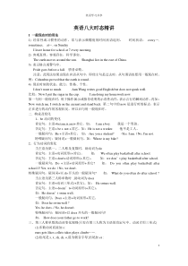 英语八大时态精讲(附习题+答案)