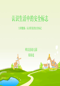 认识生活中的安全标志