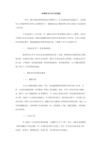 水利所2013年工作总结