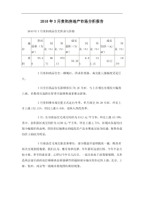 XXXX年3月贵阳房地产市场分析报告_18页