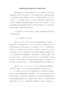 下派任村党支部书记的乡镇干部2013年驻村工作总结