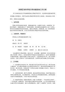 学校文明创建迎检工作方案