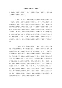 小学体育教学工作个人总结
