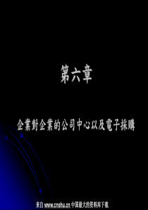 企业对企业的公司中心以及电子采购(ppt 82)