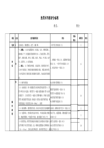 2017洗胃术操作考核评分标准