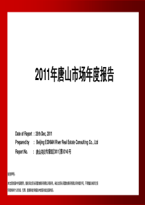 XXXX年唐山市场年度报告