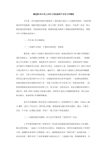 镇党委2010年上半年工作总结和下半年工作筹划