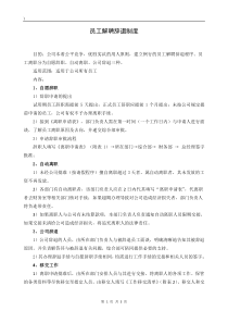 解聘辞退管理制度