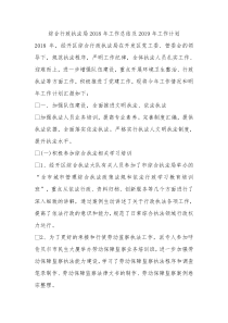 综合行政执法局2018年工作总结及2019年工作计划