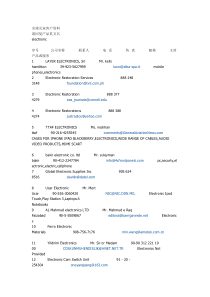 全球各行买家客户资料(外贸专用)