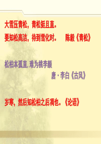 最新人教版八年级上语文课外古诗词诵读《赠从弟》-《梁甫行》