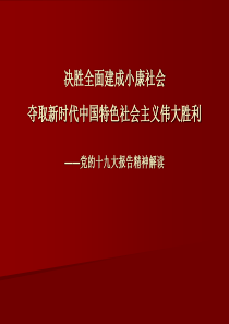 十九大精神解读
