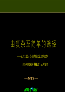 唐都-TCL品牌规划案例(PPT19)