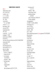 外研版高中英语必修重点短语及句型