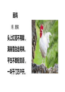小古文课件：母鸡(完美版)