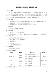 12.1幼儿发展水平测评方案完整