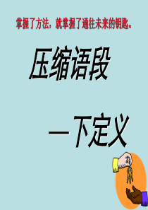 压缩语段——下定义课件