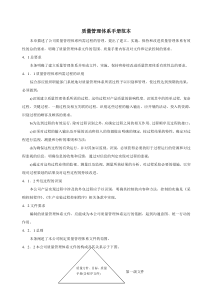 质量管理体系手册范本