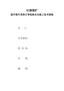 提升日检措施(DOC)
