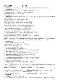 初升高衔接-------------冠---词