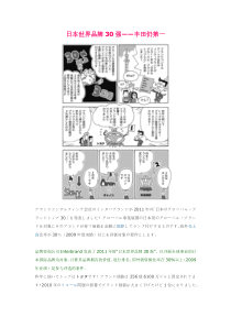 日本国际国内品牌100强
