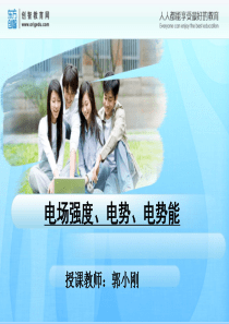 讲义电场强度、电势、电势能