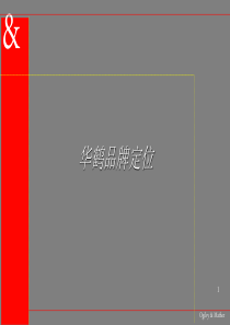 案例分析-华鹤品牌定位