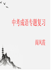 修改中考成语专题复习PPT-(1)