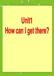 人教版六年级英语上册《Unit1-How-can-I-get-there？》PPT课件