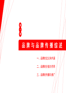 第1章品牌与品牌传播综述