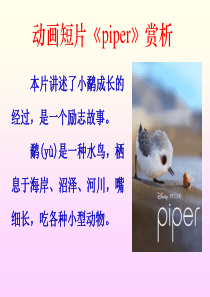 动画短片《鹬》(piper)赏析