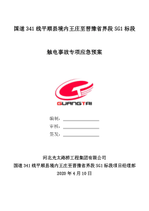 触电事故专项应急预案-
