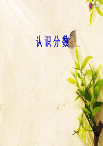 2019小学三年级数学上册分数的初步认识-课件