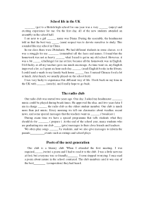 unit1课文语法填空