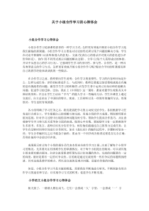 (完整版)关于小组合作学习的心得体会