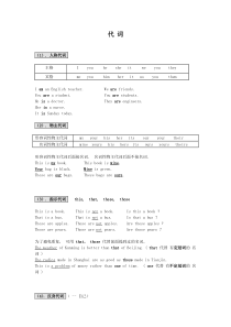(完整)初中英语代词讲解及专项练习