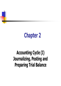 Chapter02-Accounting-Cycle-(I)-Journalizing--Posti
