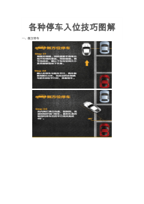 各种停车入位技巧图解