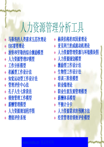 《人力资源管理分析工具(ppt33)》