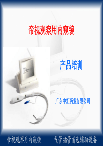 帝视内窥镜产品培训-ppt课件