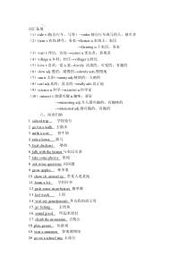 人教版七年级下册英语11单元知识点总结及练习题知识讲解