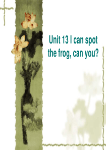 Unit-13-I-can-spot-the-frog-